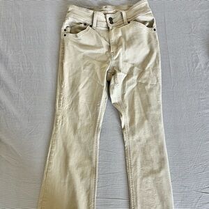 Womens Levi's Y2K Cream Flare & Wide Leg Jeans 28